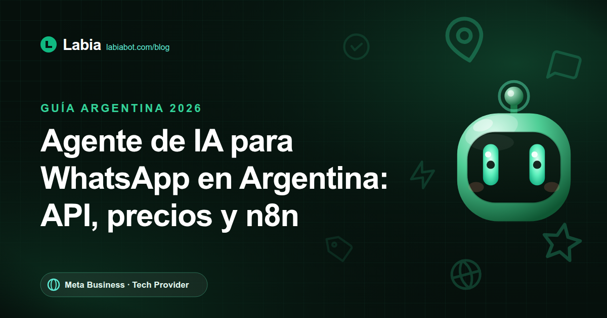 Agente de IA para WhatsApp en Argentina: API oficial, precios y n8n vs plataforma (2026)
